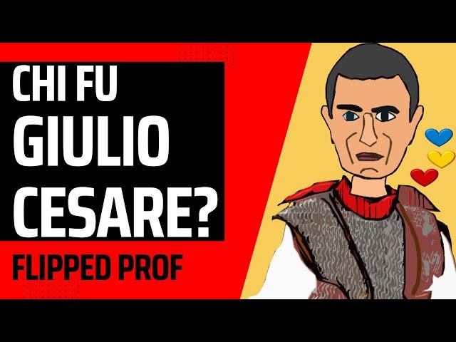 GIULIO CESARE spiegato con i disegni le illustrazioni e le animazioni di Flipped Prof