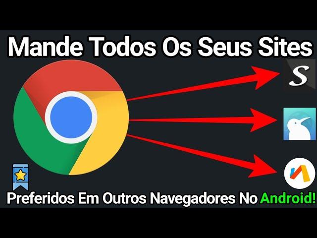 Como Exportar Os Favoritos Do Chrome No Android!