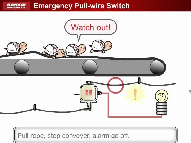 Equipment for Conveyor Lines (Emergency Pull-Wire Switch)