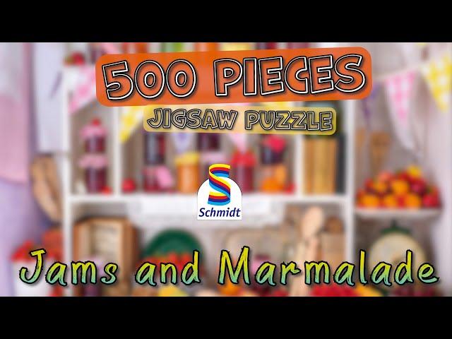 Solving Jams and Marmalade 500 Pieces | Schmidt Puzzle | Time Lapse