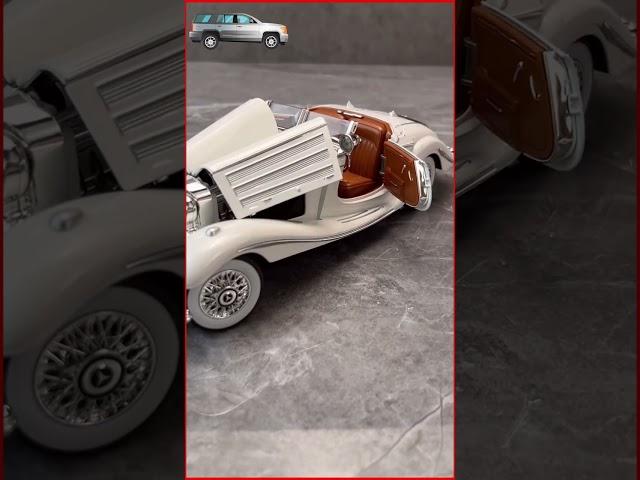 Unboxing the Legendary Mercedes-Benz 500K | Ultimate Diecast Classic. #shorts #car #mercedes