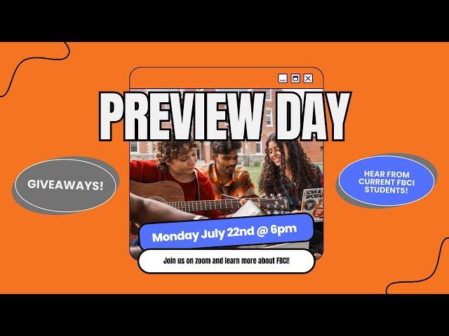 FBCI Preview Day Replay