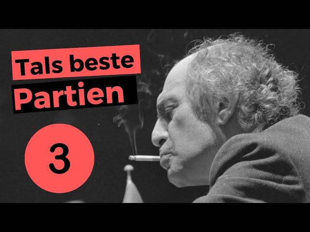 Tals glanzvolles Damenopfer || Die besten Partien von Michail Tal