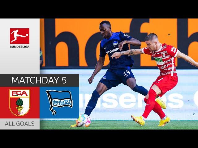 Richter Tops his Comeback! | FC Augsburg - Hertha Berlin 0:2 | All Goals | Matchday 5 – Bundesliga