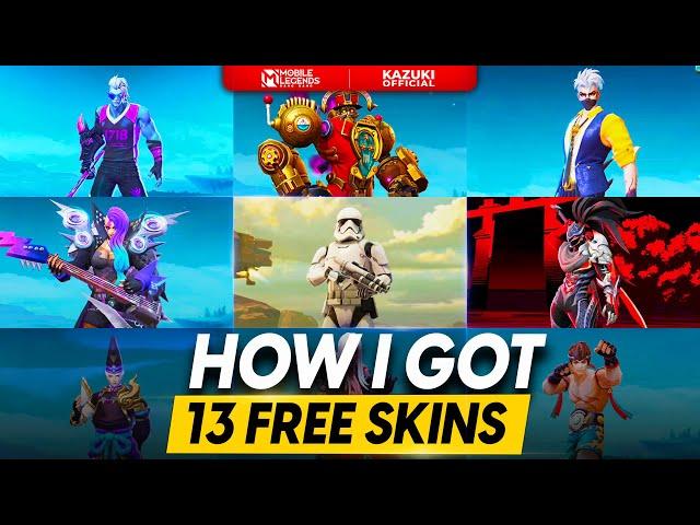 HOW I GOT 13 FREE SKINS FROM THE STARWARS & THE BOUNTY HUNTER EVENT USING THE BONUS TOKENS | MLBB