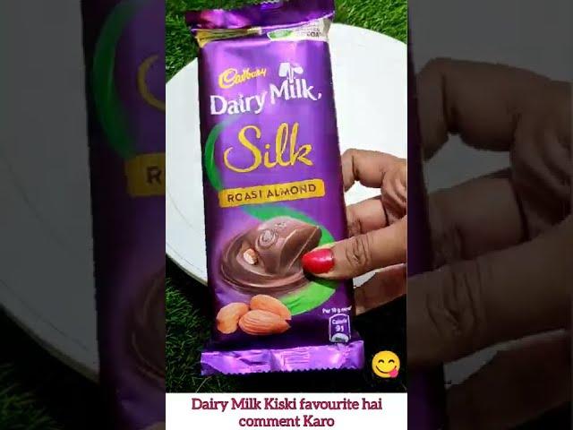 Dairy Milk Roasted Almond Silk Chocolate | #shortreal