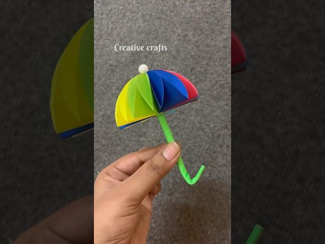 Cute paper umbrella ️️ ..  #shorts #youtubeshorts #trending #diy #craft #feed #easy #handmade #yt