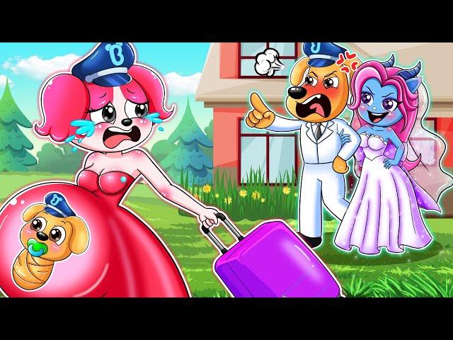 Labrador’s Betrayal: Pregnant Papillon Forced to Leave! - Sheriff Labrador Animation