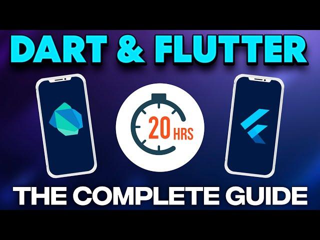 The Complete Dart & Flutter Developer Course | Full Tutorial For Beginners to Advanced