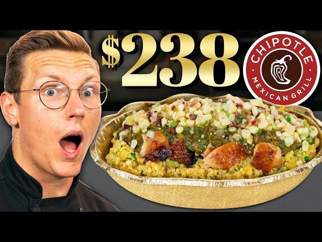 $238 Chipotle Burrito Bowl Taste Test Ft. Jack CouRage Dunlop