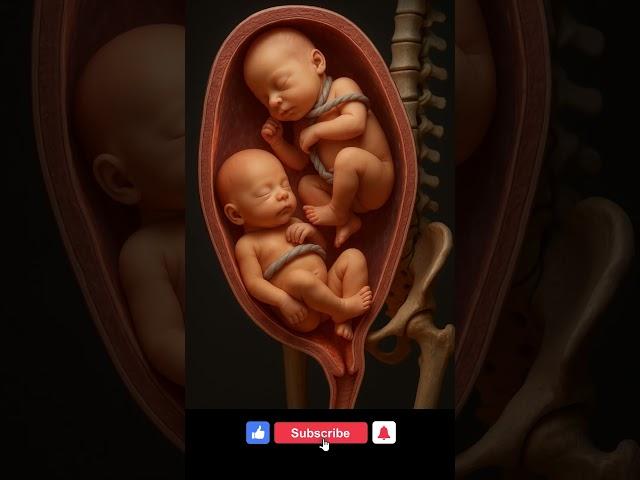 Nuchal Cord – Umbilical Cord Wrapped Around the Fetal Neck 360 Degrees (3D Animation) #pregnancy