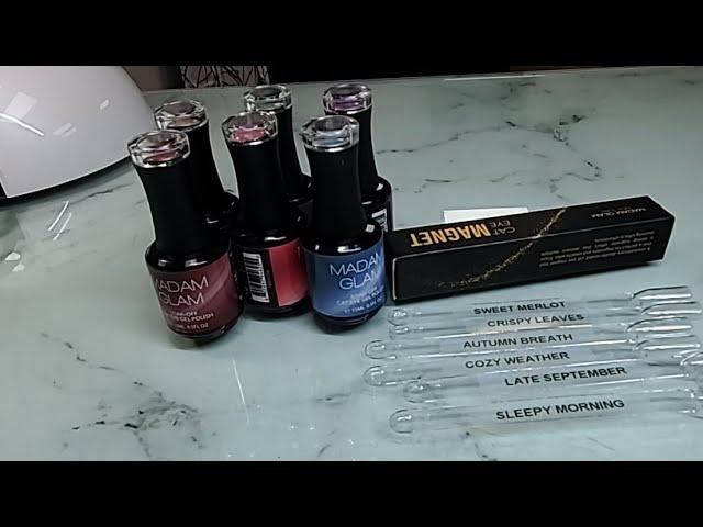 New Madam Glam Cat Eye Gels / Swatch