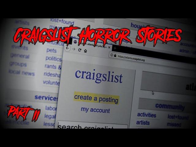 (3) Creepy CRAIGSLIST Horror Stories - PART 2 [Roommate From HELL & MORE!]