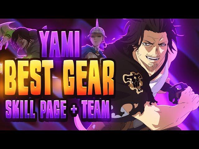 PVE GOD! Complete Red Yami Guide (Gear Sets, Teams, Skill Pages & More!) Black Clover Mobile