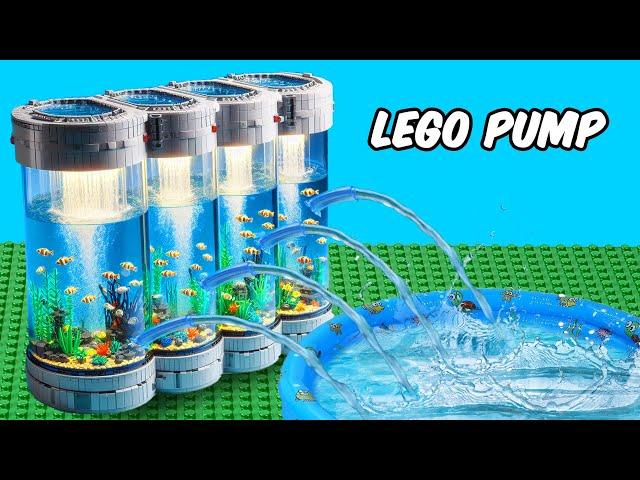 I Build Lego Technic Water Pump Compilation