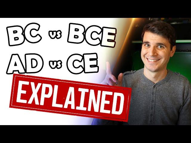 BC - AD vs BCE - CE Explained in less than 5 minutes!