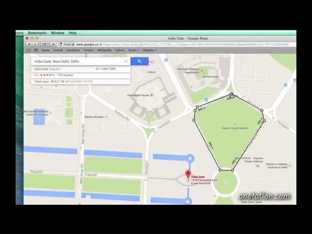 How to measure distance and area in Google Maps