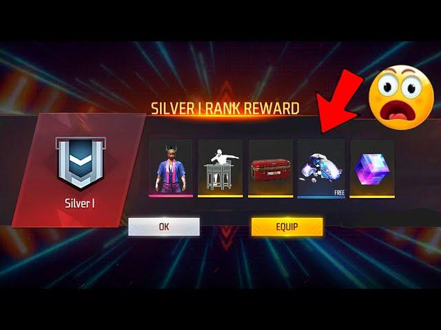 SILVER RANKED  AMAZING REWARDS  ALL FOR FREE  FREE FIRE