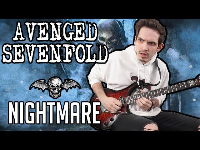 Avenged Sevenfold | Nightmare | GUITAR COVER (2021) + Screen Tabs