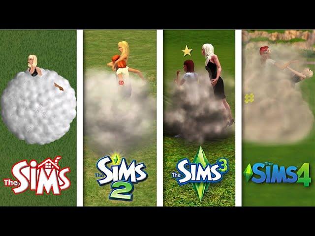 Sims 1 vs Sims 2 vs Sims 3 vs Sims 4 - Fighting