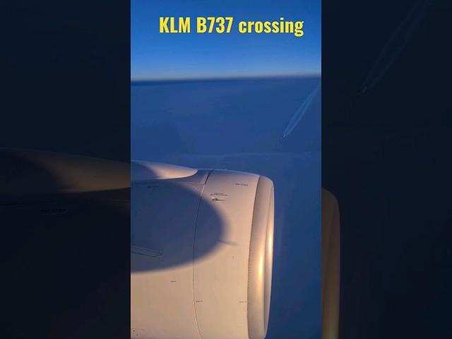 KLM B737 is crossing my SWISS Route in the Sky