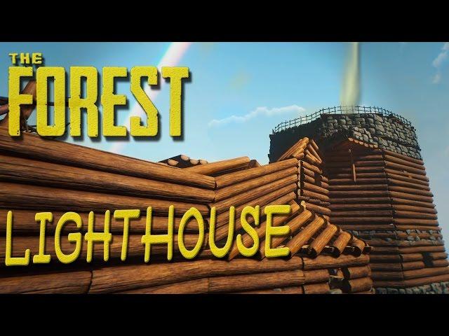 ►The Lighthouse, the third Forest base (with save file~!) | The Forest