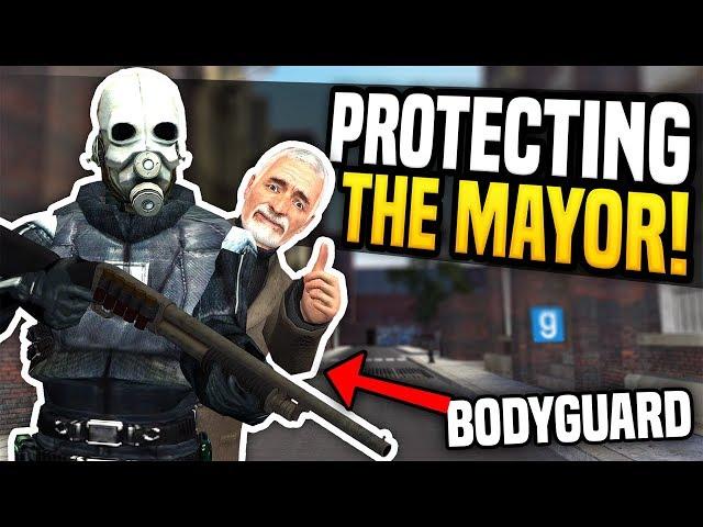 PROTECTING THE MAYOR - Gmod DarkRP | Mayor's Bodyguard Roleplay!
