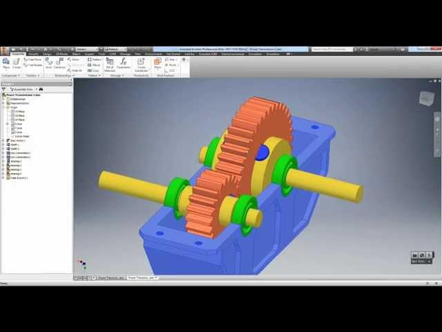 Creating Power Transmission components with Design Accelerator (Autodesk Inventor 2016)