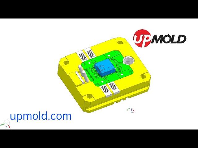 Radiator die casting mold design for mold manufacturing at Upmold