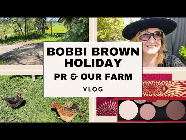 New Bobbi Brown Holiday Smokey Gleam Palette | PR & A Look Around the Farm