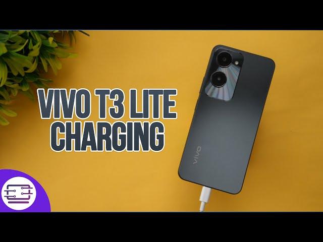 Vivo T3 Lite Charging Test ️ 15W Charger 