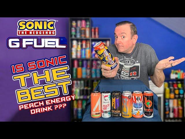 Is GFuel Sonic Peach Rings the BEST Peach Energy Drink? GFuel Sonic Peach Energy Drink Review