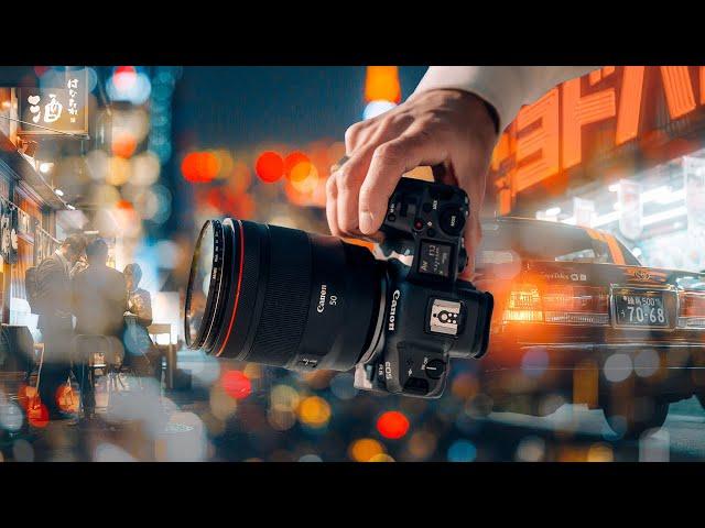 Tokyo 50mm f1.2 Night Street Photography POV