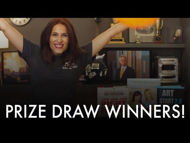 AQ's Blog & Grill Prize Draw Winners