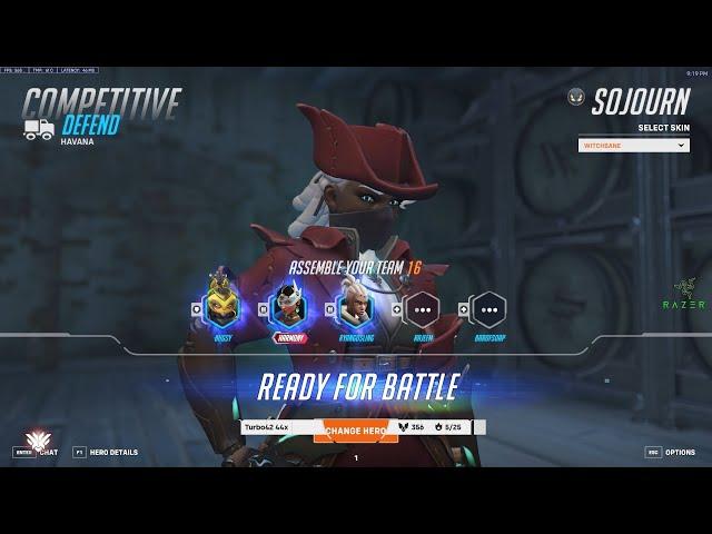 SOJOURN BUFF! GALE SOJOURN OVERWATCH 2 SEASON 13 TOP 500