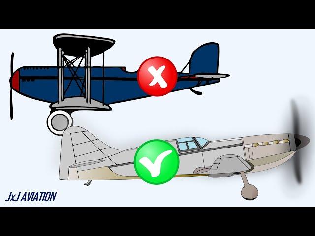 Why do we have more "Monoplanes" than "Biplanes"? | Difference between Monoplanes and Biplanes |