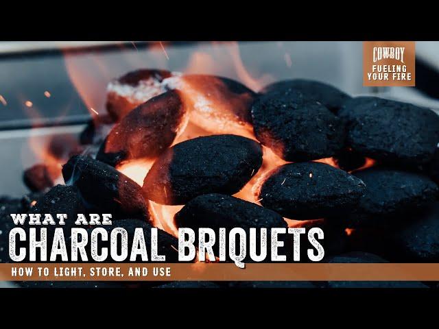 What are charcoal briquets?