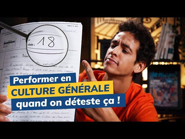 Comment performer en CULTURE GÉNÉRALE en PRÉPA ? La méthode pour être imbattable !