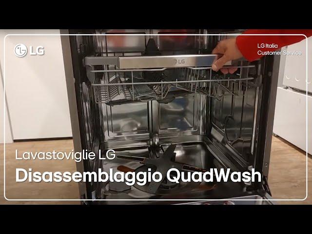 LG dishwasher | LG QuadWash ™ dishwasher disassembly