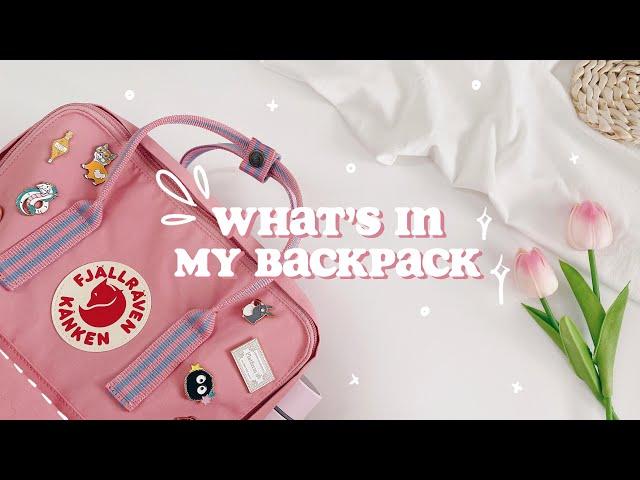 ️ what’s in my backpack // university student edition 2022