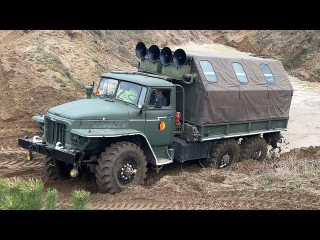 Урал 375 & КрАЗ 255 in der Kiesgrube 6x6 Offroad Wischer 2024