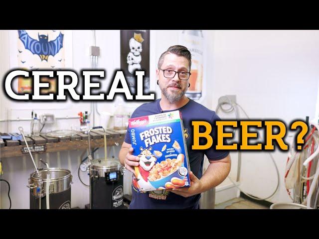 Frosted Flakes in Beer? Cereal Beer Brew Day On The BrewZilla Gen 4!