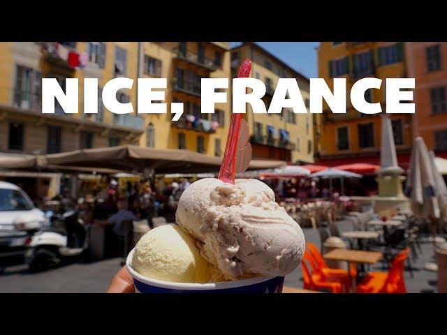 Getting Ice Cream in Nice, France -  things to do in Nice France