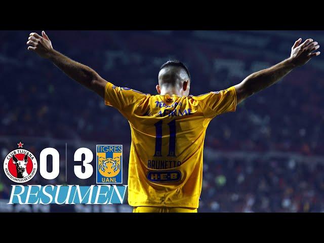 TIJUANA 0-3 TIGRES J15 | Noche redonda para los Incomparables