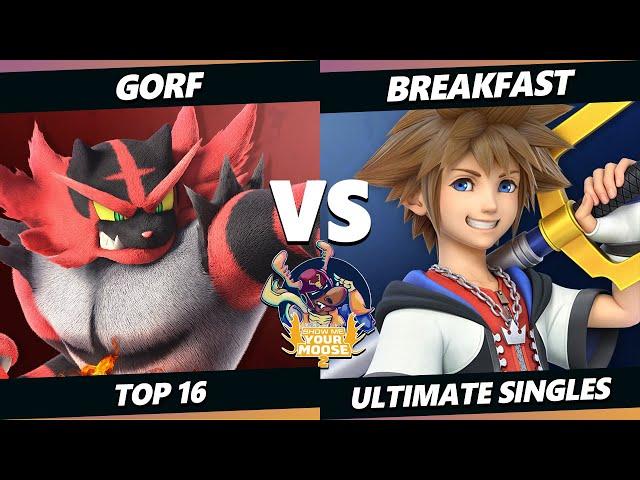 Show Me Your Moose 2 - GORF (Roy, Incineroar) Vs. Breakfast (Sora) Smash Ultimate - SSBU