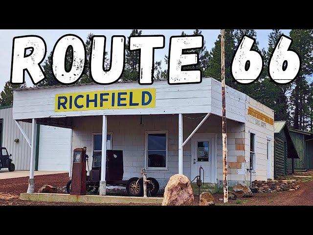 Route 66 - A Nostalgic Journey Through Parks & Bellemont, Arizona with Big Mike