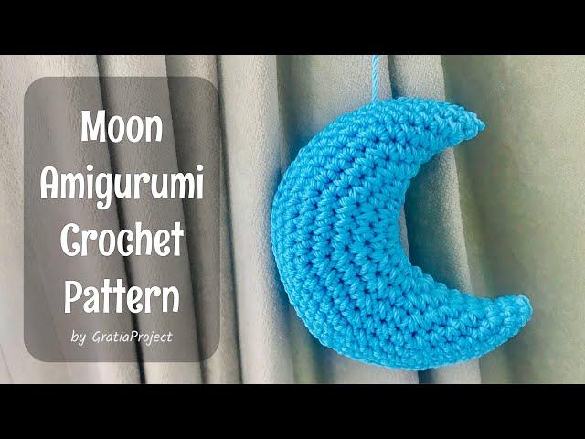 Moon Amigurumi Crochet Pattern | Crochet Along