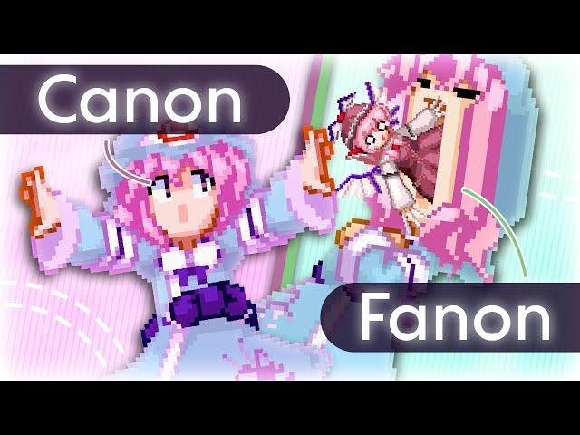 Yuyuko Fanon vs. Canon - [ Touhou Sprite Animation ]