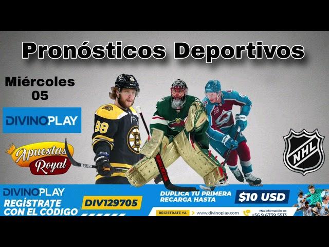 Miércoles 05 "Pronósticos Deportivos" #nhl #hockey #nhlpicks #pronosticosnhl #apuestas