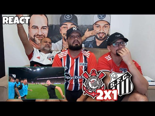 REACT CORINTHIANS 2X1 SANTOS - CORINTHIANS NA FINAL! ESPEREM POR NÓS